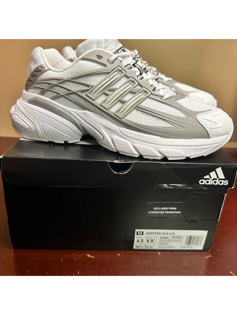 Adidas Adistar XLG 2.0 'Grey SilverMetallic' men’s size 12